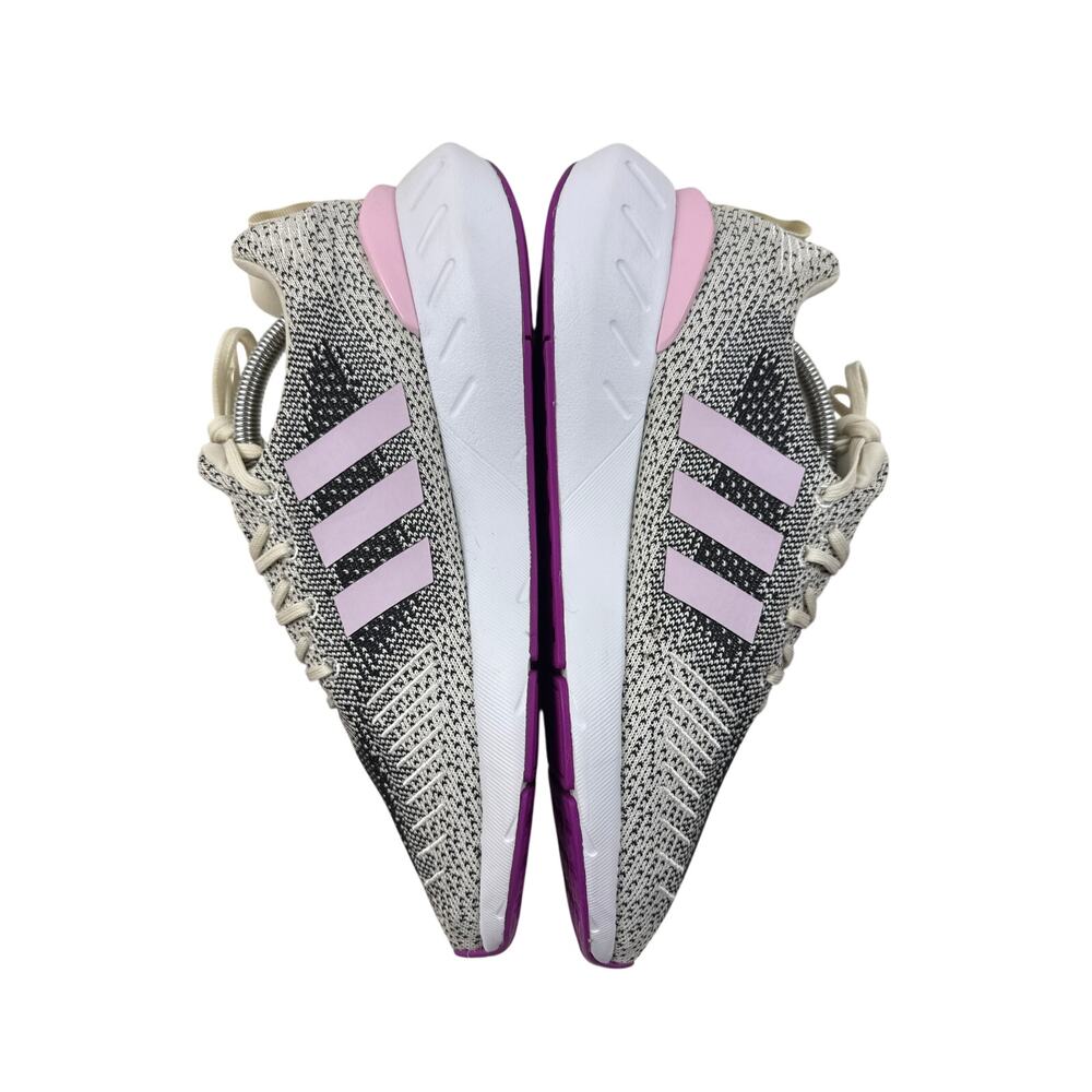 NEW Adidas Swift Run 22 Cream Black Pink Womens Size 10 Sneakers GV7979 - Picture 7 of 9